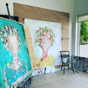 Commission in studio