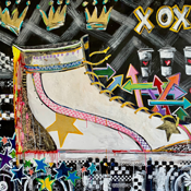 Sneaker ObessionAcrylic on Canvas
